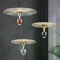 ราคา โคมระย้า LED, โคมระย้าแผ่นอาหารที่ไม่ซ้ำใคร, โคมระย้าร้านอาหาร, โคมระย้าเพดานทรงกลมมินิมอล, เหมาะสำหรับห้องนอนและห้องนั่งเล่น, ไฟ LED (1730941585649076728)