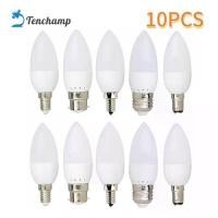 ราคา หลอดไฟ LED โคมระย้า, เทนช์แอมป์, 10PCS, ขั้วต่อ E27, E14, E12, B22, B15, สีขาวนวล, อบอุ่น, สีขาวเป็นกลาง, หลอดไฟ 3W, 220V (1730421915088750809)