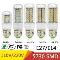 ราคา หลอดไฟ LED, SMD5730, 7W, 12W, 15W, 18W, 220V, 110V, หลอดไฟข้าวโพด, โคมระย้า, ไฟ LED, มีให้เลือก 36, 48, 56, 69, 72, ZZ, [COD] (1732212219976451724)
