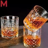 ราคา M KITCHEN แก้วน้ำ แก้วเหล้า เหมาะสำหรับใส่ค็อกเทล วิสกี้ ทรงเหลี่ยม (A0) (1731638402453308434)