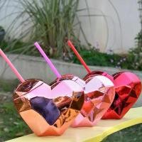 ราคา ถ้วยรูปหัวใจชุบด้วยไฟฟ้าขนาด 800 มล. พร้อมฟาง ดิสโก้ ลูกบอลกลิตเตอร์ ถ้วยค็อกเทล บาร์ ปาร์ตี้ งานแต่งงาน น้ำผลไม้/วิสกี้ เครื่องดื่ม (1729653519284668839)