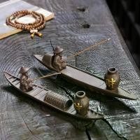 ราคา กระถางธูปเซน ชาวประมง งานฝีมือเก่า กระจายกลิ่นสำหรับไม้จันทน์ เหมาะสำหรับธูป กระถางธูป การทำสมาธิ และของตกแต่งบ้าน (1732086931267618646)