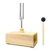 ราคา ส้อมจูน 432 Hz พร้อมกล่องเสียงสะท้อน เหมาะสำหรับบำบัดเสียง การสอนเสียงสะท้อน การทดสอบการได้ยิน การทำสมาธิ (1731996209666296045)