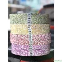 ราคา Yedda2Shop ริบบิ้นกากเพชรลายดอกไม้ ริบบิ้น กากเพชร. สินค้าแนะนำ (1731612293326865523)