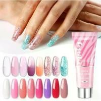 ราคา Poly gel เจลต่อเล็บ 15ml. โพลี่เจลต่อเล็บ เนื้อใส ชมพู กากเพชร POLYGEL Acrylicgel ✨ เล็บเจล เปลี่ยนตามอุณหภูมิ (1732263685125016021)