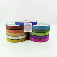 ราคา ริบบิ้นพับเหรียญตรา TW กากเพชร 30 Yds. ริบบิ้นห่อเหรียญ เบอร์ 2 หน้ากว้าง 12 มิล ยาว 50 หลา (1731435920173336047)