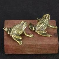 ราคา เครื่องประดับทองเหลือง กบคางคกทอง บรอนเซอร์ สไตล์โบราณ เหมาะสำหรับเก็บสะสม งานฝีมือ ตกแต่งสัตว์เลี้ยงชา ทำจากทองเหลืองบริสุทธิ์ (1732116556140414129)