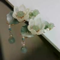 ราคา Shoshe ปิ่นปักผมดอกบัว ดอกบัวฤดูร้อนแบบดั้งเดิม นัวเนีย ดอกบัว ถั่วลิสง ผ้าโพกศีรษะโบราณ เสื้อผ้าจีนฮั่น เครื่องประดับผม พู่ กิ๊บติดผม หญิง (1730894324801702047)