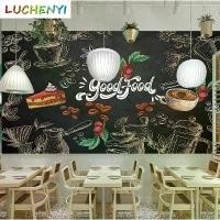 ราคา วอลล์เปเปอร์แบบกำหนดเอง, ภาพจิตรกรรมฝาผนัง, เมล็ดกาแฟ, ภาพจิตรกรรมฝาผนังกระดานดำ, สำหรับพื้นหลังคาเฟ่, ร้านอาหาร, ร้านกาแฟ, สติ๊กเกอร์ตกแต่งผนังแบบมีกาวในตัว (1732120953224987980)