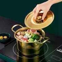 ราคา หม้อราเม็งเกาหลี สแตนเลส อเนกประสงค์ ด้ามคู่ หม้อก๋วยเตี๋ยวลึก พร้อมฝาปิด กันสนิม หม้อตุ๋น เหมาะสำหรับก๋วยเตี๋ยว (1732473741656163547)