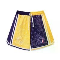 ราคา กางเกงบาสเก็ตบอลขาสั้น พิมพ์ลายดอกไม้ เม็ดมะม่วงหิมพานต์ NBA Laker Warriors แบบแห้งเร็ว คุณภาพสูง สไตล์อเมริกัน ที่นิยมมากที่สุด (1731588640247678463)