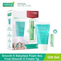 ราคา [ซื้อ 1 ฟรี! 1] Smooth E Babyface Foam 4 Oz. เบบี้เฟซ โฟม ผิวแพ้ง่าย รับฟรี! Smooth E Cream 7 G. สมูทอี ครีม มอยส์เจอร์ไรเซอร์ ทำความสะอาด (1731758426619480831)