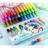 ราคา COD สีเมจิก 12 สี 18 สี 24 สี 36 สี สีเมจิก ปากาสีเมจิก ปากกาเมจิก ปากกาเมจิกสีตัดเส้น สีระบาย สีวาดรูป วาดรูประบายสี พร้อมส่ง (1732408696048027520)