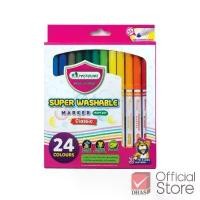 ราคา Master Art สีเมจิก ปากกาเมจิก ล้างออกได้ 24 สี รุ่นคลาสสิค MWM24T จำนวน 1 กล่อง (1730136509662267723)