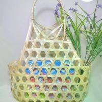 ราคา แบรนด์ชะลอมตะกร้า ขนาดกว้าง 5 นิ้ว ยาว 10 นิ้ว ทำจากไม้ไผ่ กล่องไม้ไผ่สาน ตะกร้าสานไม้ไผ่ ตะกร้าชะลอมไม้ไผ่ สำหรับใส่น้ำผลไม้ แยม นม ของเยี่ยมญาติ น้ำพริก อาหารคาวหวาน ของขวัญ ขอ (1729634978565556942)