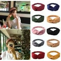 ราคา ผ้าคาดผม ผ้าคาดผมยางยืด สีพื้น แฟชั่น F12 (1729446874744785066)
