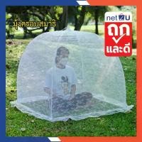 ราคา มุ้งครอบ มุ้งกันยุง สมาธิ มุ้งนั่งสมาธิ ยี่ห้อ Netto มุ้งลูกไม้สีขาว กางง่าย ประหยัดพื้นที่ มีกุญแจล็อคกันดีด (1730466331048970382)