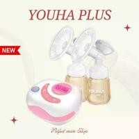 ราคา Youha Plus เครื่องปั๊มนม ยูฮาพลัส รุ่นใหม่ขวดสีชา กรวย 24มม.(ประกันศูนย์ 1 ปี) (1730861569825867832)