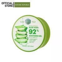 ราคา NATURE REPUBLIC SOOTHING & MOISTURE ALOE VERA 92% SOOTHING GEL (300ml) เจลว่านหางจระเข้ เติม ความชุ่มชื้น ผิวหน้า Moisturizer Skincare บำรุง (1729565674856745203)