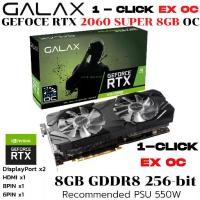 ราคา GALAX การ์ดจอ GeForce RTX 2060 SUPER 8GB OC 1-CLICK EX OC 8GB GDDR8 256-bit รองรับ HDMI & DisplayPort 2x สำหรับ PSU 550W (1732324198846989402)