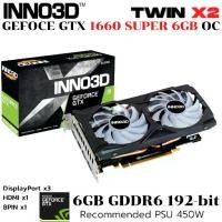 ราคา INNO3D การ์ดจอ INNO3D GEFORCE GTX 1660 SUPER TWIN X2 OC RGB 6GB GDDR6 192-bit รองรับ DisplayPort x3 HDMI x1 8PIN x1 แรงดันไฟ 450W ความเร็ว GPU 1815 MHz ความจุ RAM 6GB พอร์ต HDMI (1732559284055606362)