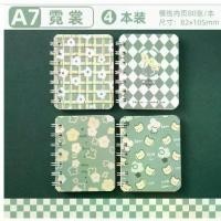 ราคา (Pre-oder)สมุดจดบันทึก สมุดโน๊ต เล่มเล็ก แบบห่วง ปกลายการ์ตูน น่ารัก กระดาษลายเส้น ขนาด A7 (80แผ่น/เล่ม) คละลาย 4 เล่ม (1732311554157675556)