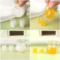 ราคา ตกแต่งบ้านตุ๊กตา, 1 ชุด, น้ำส้ม, น้ำมะนาว, เครื่องดื่มโมเดล, อุปกรณ์เสริมตุ๊กตา, ถ้วยเหยือกเครื่องดื่มขนาดเล็กกาแฟและนม (1732145298648041209)