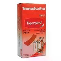ราคา Tigerplast Elastic Fabric ไทเกอร์พล๊าส พลาสเตอร์ ปิดแผล ชนิดผ้ายืด พลาสเตอร์ปิดแผล 1 กล่อง บรรจุ 100 แผ่น (1731995249567828824)