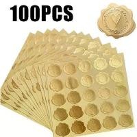 ราคา สติ๊กเกอร์หัวใจลายนูนสีทอง 100/25 ชิ้น สติ๊กเกอร์ปิดผนึกซองจดหมาย ขอบคุณ เหมาะสำหรับงานแต่งงาน การ์ดเชิญ ของตกแต่งวันคริสต์มาส (1730350224653846547)
