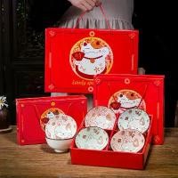 ราคา ชุดจานชาม ชุดของขวัญ ชุดจานเซรามิก ชุดรับไหว้ ของขวัญปีใหม่ จับฉลาก จานเซรามิกพร้อมตะเกียบ (1729581872098937372)