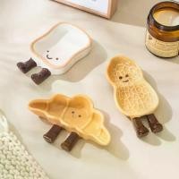 ราคา จานเซรามิกรูปอาหาร ดีไซน์น่ารัก จานกลมจิ๋ว ลายการ์ตูน เหมาะสำหรับใส่อาหารว่าง ซอสบาร์บีคิว จานรสชาดินเหนียว (1732334714904348430)