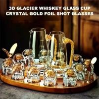 ราคา ชุดแก้ววิสกี้คริสตัล หรูหราระดับพรีเมียม 6 ชิ้น แก้วสไตล์เก่า รายละเอียดฟอยล์สีทองสุดวิจิตร พร้อมขวดเหล้า เหมาะสำหรับสก็อตวิสกี้ บอร์เนียว วอดก้า ทำจากคริสตัลคุณภาพสูง พื้นผิวเรี (1732317708615452430)