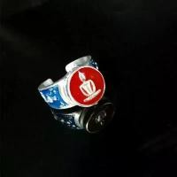 ราคา NY Fashion แหวนพระของแท้ แหวนพระสมเด็จ ปิดทวารทั้ง 9 ลงยาสีฟ้า&แดง ลวดลายเอกลักษณ์ รุ่น พื้นหลังทองแดง ไม่ลอกไม่ดำ ปรับขนาดได้ ศักดิ์สิทธิ์แห่งโชคลาภ เครื่องรางของขลัง รับประทานความแท้ จัดส่งด่วน COD