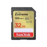 ราคา 32 GB SD CARD (เอสดีการ์ด) SANDISK EXTREME SD UHS-I CARD (SDSDXVT-032G-GNCIN) (1730247271141640828)