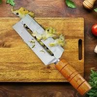ราคา มีดทำครัว2คมด้ามไม้ คมกริบ สำหรับทำส้มตำ/ปอกผลไม้ #มีดทำครัว #ส้มตำ #อาหารไทย (1732424260764599963)