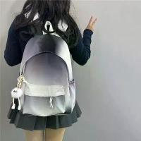 ราคา กระเป๋าเป้ อเนกประสงค์ ไล่โทนสี ความจุมาก สีทึบ เหมาะสำหรับนักเรียนมัธยมต้น นักเรียนมัธยมปลาย และนักศึกษาวิทยาลัย สไตล์ Ins กระเป๋านักเรียนเรียบง่าย เป้ kipling แท้ (1731995824936158839)