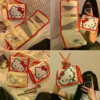 ราคา ส่งจากไทย️ กระเป๋า Hello Kitty กระเป๋าจัดระเบียบ เครื่องสำอางค์ ลายคิตตี้ น่ารัก มีช่องแยก มีซิป เป้ senior backpacks (1732862834866292366)