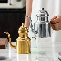 ราคา หม้อน้ำมันสแตนเลส 304 ชิ้นเดียว, หม้อชาและกาแฟขนาดใหญ่, หม้อเก็บเครื่องปรุงหนาและทนทาน, กระปุกจ่ายน้ำส้มสายชู, หม้อปรุงของเหลว, เหมาะสำหรับการทำอาหาร, อุปกรณ์ครัว, บาร์บีคิว, การ (1733050324163724991)