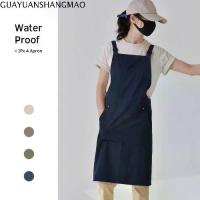 ราคา ผ้ากันเปื้อนทำงานแบบเชฟ GUAYUANSHANGMAO ทำจากผ้าฝ้ายโพลีเอสเตอร์ สไตล์เกาหลี เหมาะสำหรับร้านอาหาร ผ้ากันเปื้อน ชุดเอี๊ยมกันน้ำ ชุดทำงานผ้ากันเปื้อน สไตล์เกาหลีป้องกันไฟฟ้าสถิตย์ (1733035958962783969)