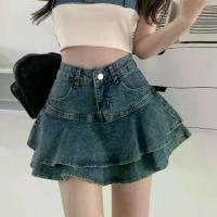 ราคา กระโปรงยีนส์สั้น ทรงเอ สาวฮอต พลัสไซส์ S-6XL สำหรับผู้หญิง เอวสูง กอดสะโพก สไตล์ SUPERTREND เสื้อผ้าผู้หญิง [COD] กระโปรงทรง เอ กระโปรงลาย สก็อต กางเกง กอล์ฟ ฝ้าย ทอมือ กระโปร (1732786154164880494)