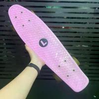 ราคา Skateboard สเก็ตบอร์ด สีชมพู **มือสอง** (1731946232957797719)