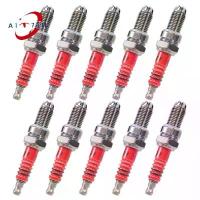ราคา หัวเทียน 3 ขั้ว 10 ชิ้น D8TC เหมาะสำหรับรถจักรยานยนต์ 125Cc 150Cc 200Cc 250Cc สกู๊ตเตอร์ ATV Quads (1731915754070705742)