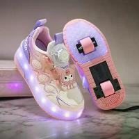 ราคา รองเท้าสำหรับเด็กผู้หญิง, รองเท้าสเก็ต Heelys, ล้อคู่, โรลเลอร์สเกตมีสไตล์สำหรับเด็ก, เหมาะสำหรับนักเรียนชั้นประถมศึกษา, โรลเลอร์สเกตน้ำแข็งสุดเท่, ชาร์จใหม่ได้ (1732575085475759639)