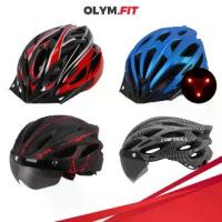 ราคา หมวกกันน็อคจักรยาน, OLYM.FIT, หมวกกันน็อคจักรยาน, เหมาะสำหรับการปั่นจักรยานและ MTB, หมวกกันน็อค LED Cairbull, [ขายเคลียร์] (1732306518354658371)