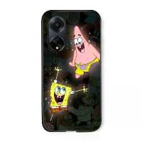 ราคา เคสโทรศัพท์แบบใช้มือถือ, สำหรับ OPPO A98 A1 F23, กระจกนิรภัยแบบแข็ง, ฝาครอบ Spongebob น่ารักการ์ตูนแฟชั่น, อุปกรณ์ป้องกัน (1731278491487340833)