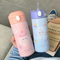 ราคา CODกระติกน้ำเด็ก พร้อมหลอดและหูหิ้ว ขนาด380ml กระบอกน้ำเด็กลายการ์ตูน กระติกน้ำลายการ์ตูน กระบอกเก็บอุณหภูมิ กระติกน้ำร้อน-เย็น สแตนเลส304TikTok (1732897278388635349)