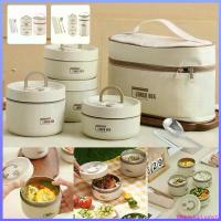 ราคา กล่องข้าว พร้อมชุดอาหาร เข้า�นไมโครเวฟได้ กล่องอาหารกลางวัน ปูพื้น ใส่อาหาร 2/3/4 ชั้น กระเป๋าเก็บของ กล่อง ข้าว แก้ว ช่อง พร้อม กระเป๋า น่ารัก ปิ่นโต ใส่ กับข้าว (1732522150354519310)