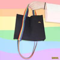 ราคา COD [PRIDE MONTH] ️‍ NOOSOL (1ใบ/แพ็ค) กระเป๋าสะพาย สายรุ้ง ถุงผ้าดิบ ผ้าแคนวาส ใส่แก้ว กล่องข้าว 11077/1 (1731834274491500427)