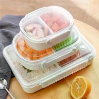 ราคา 【COTTONO ราคาพิเศษ】กล่องข้าว ฝาล็อคสุญญากาศ แบ่ง3ช่อง กล่องถนอมอาหาร BPA เข้าไมโครเวฟได้ กล่องใส่อาหารมีช่องแบ่งCTN80 (1731512585106655628)