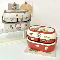 ราคา กล่องอาหาร ปิ่นโต ลายการ์ตูน กล่องข้าว ปิ่นโต กล่องอาหารกลางวัน เข้าไมโครเวฟได้ ปิ่นโต กล่องอาหารกลางวัน 2ชั้น กล่องข้าว (1731428137737619901)